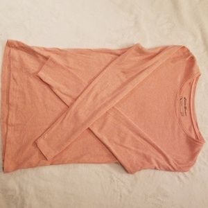 Pink long sleeved shirt